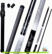 Pool Cue Stick 58 inches Skull Billiard Carbon Fiber Cue Sticks Low Deflection