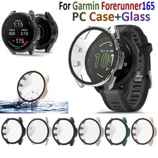 For Garmin Forerunner165 Watch Lightweight PC Shell Case Screen Protectors