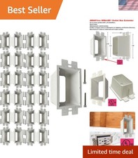 High-Durability 25-Pack 1-Gang Electrical Outlet Extender for Safe Installations