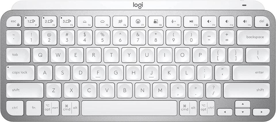 Logitech MX Keys Mini Minimalist Wireless Illuminated Keyboard Bluetooth, USB-C