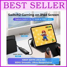 HDMI Capture Card 1080P 60FPS USB-C Stream Record