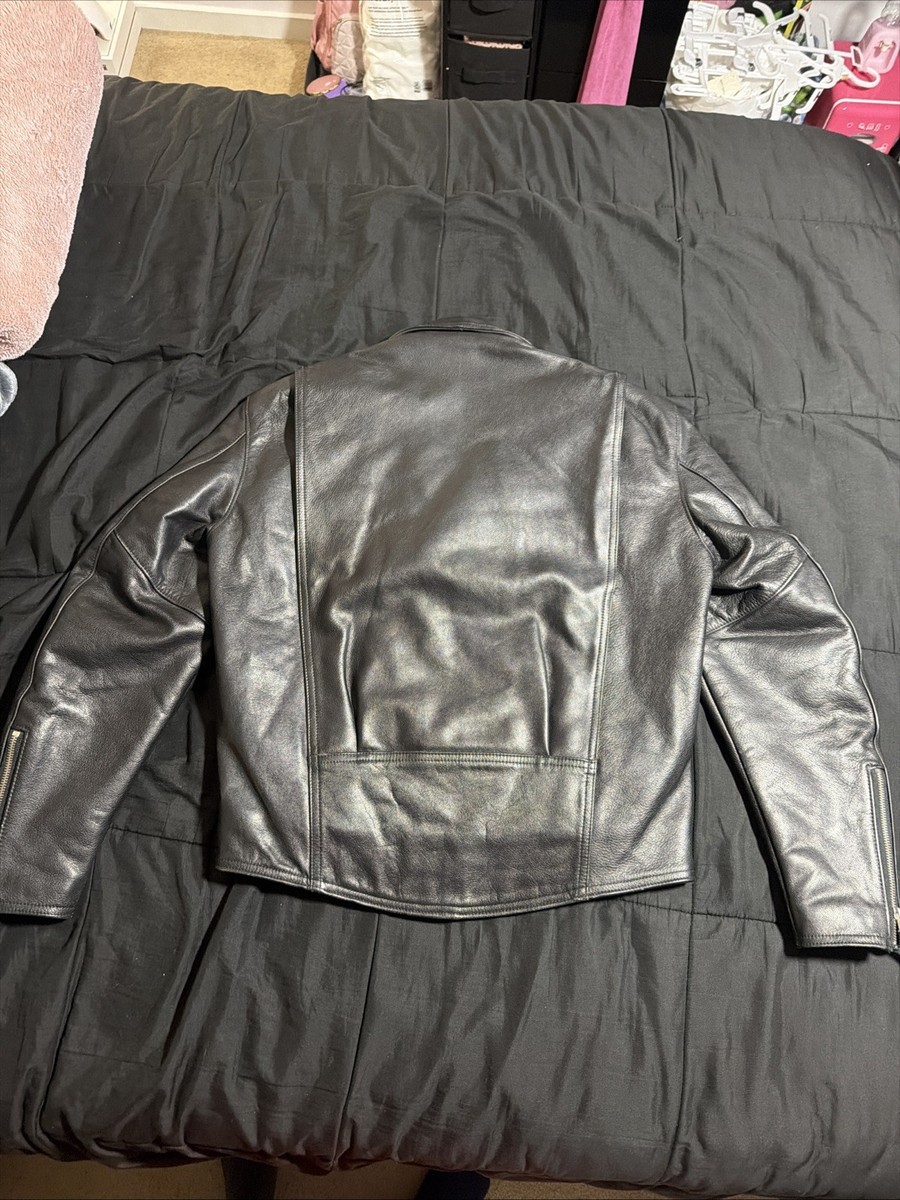 Vintage Harley Davidson Vintage Leather Jacket-Black-Made in USA