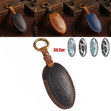 Genuine Leather Car Key Case Cover For Hyundai Ioniq6 Kona Nuovo Grand Prix Gn7