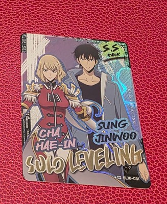 Solo Leveling Cha Hae-in カード URパラレル Cha Hae-in Sung Jinwoo Parallel SL1E-081 AUTHENTIC Mapniverse Solo