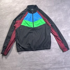 Lacoste Daniil Medvedev Regular Fit Zip Track Jacket Black Colorblock Size LARGE