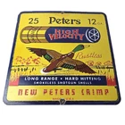 Vintage Peters High Velocity Sign - Firearm Rifles Shotgun Gas Porcelain Sign