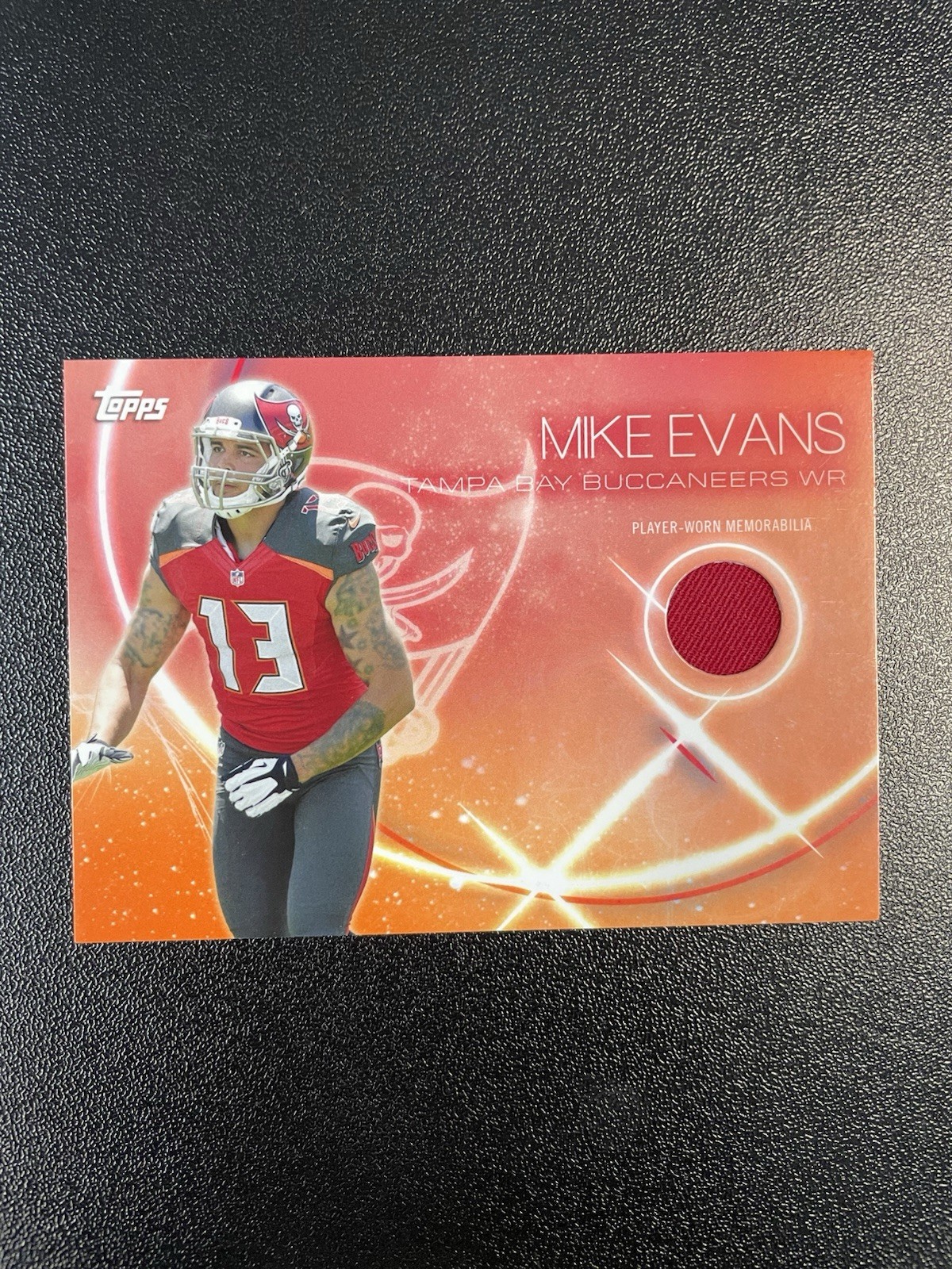 Mike Evans Topps Triple Threads Rookie Autograph Relic #6 Base