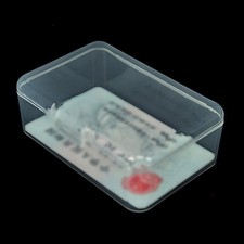 Plastic Rectangular Transparent Clear Storage Box Collection Container Organizer