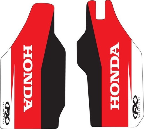 Factory Effex Lower Fork Guard Graphics Red #17-40320 for Honda