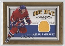 2006-07 Upper Deck Bee Hive Matted Materials Sergei Samsonov #MM-SS 0q3