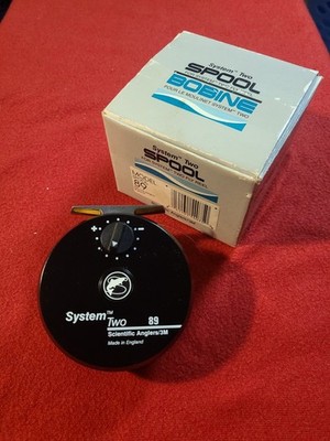 SCIENTIFIC ANGLER SYSTEM TWO 89 Fly Reel Made In England Box & Inst. EUC