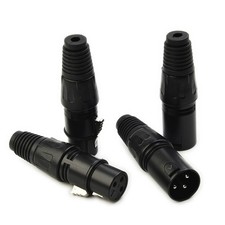 10Pairs of XLR 3 Pin Connectors for DMX and Audio Microphone Applications