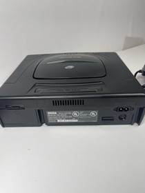 Sega Saturn Model 1 Video Game Console Black MK-80000A With Controller / Cables