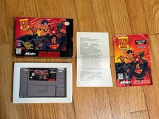 SNES Justice League Task Force CIB w/ Manual & Partial Insert