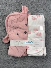 Carter's Just One You® Baby Girls' Sheep Hooded Bath Towel - Pink