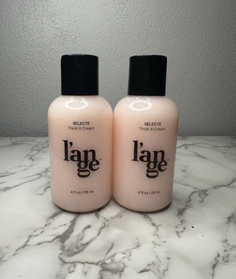 LANGE HAIR Selecte Thick It Cream Lightweight Styling Cream 4oz  Lot Of 2