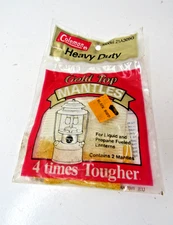 Vintage  Coleman Gold Top Heavy Duty Mantles  Model 21A309G #C2-13