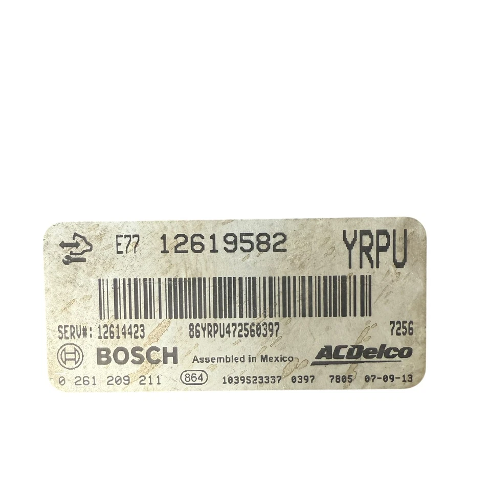 Блок управления двигателем 08–09 Cadillac CTS Pontiac Torrent G8 12628462 от оригинального производителя - Изображение 2 из 4