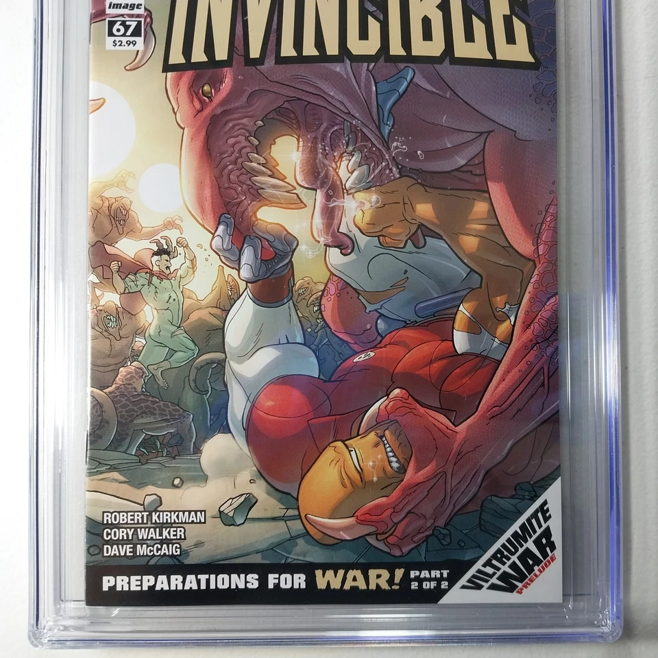INVINCIBLE #67 CGC 9.8 1st Full App of Space Racer Top Pop Low Census Image 2009 - Image 3 of 4
