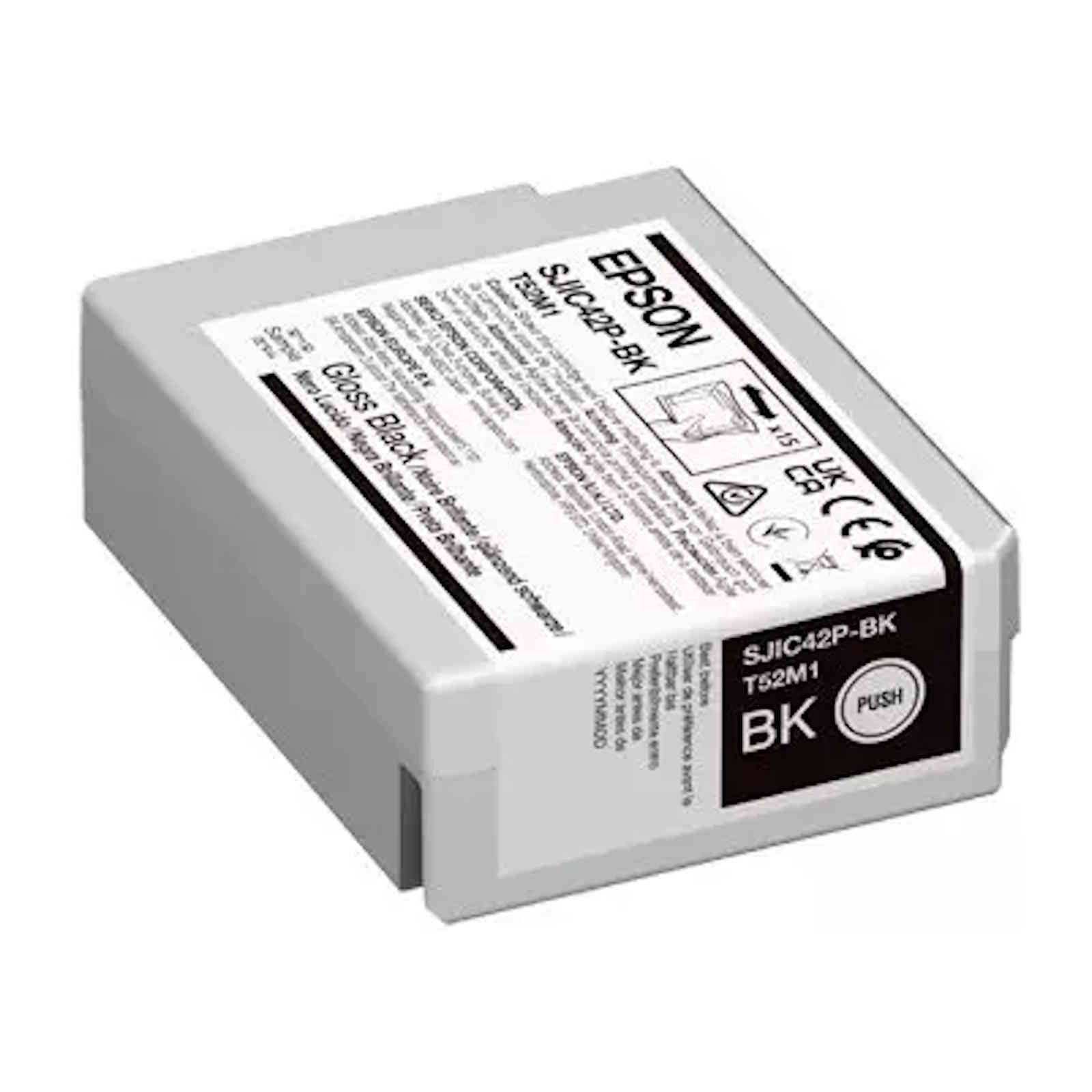 Epson Sjic42P-Bk. Supply Type: Single Pack Printing Colours: Black Quantity Per - Image 3