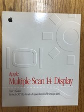 Apple Multiple Scan 14 Display User's Guide