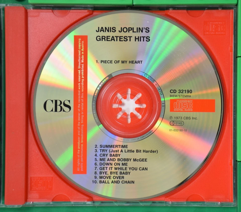 Janis Joplin - Janis Joplin's Greatest Hits - CBS - CD - Bild 2 von 4