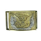 CIVIL WAR US UNION Belt Plate - 2-Piece Brass M1851 Federal Eagle Belt Buckle