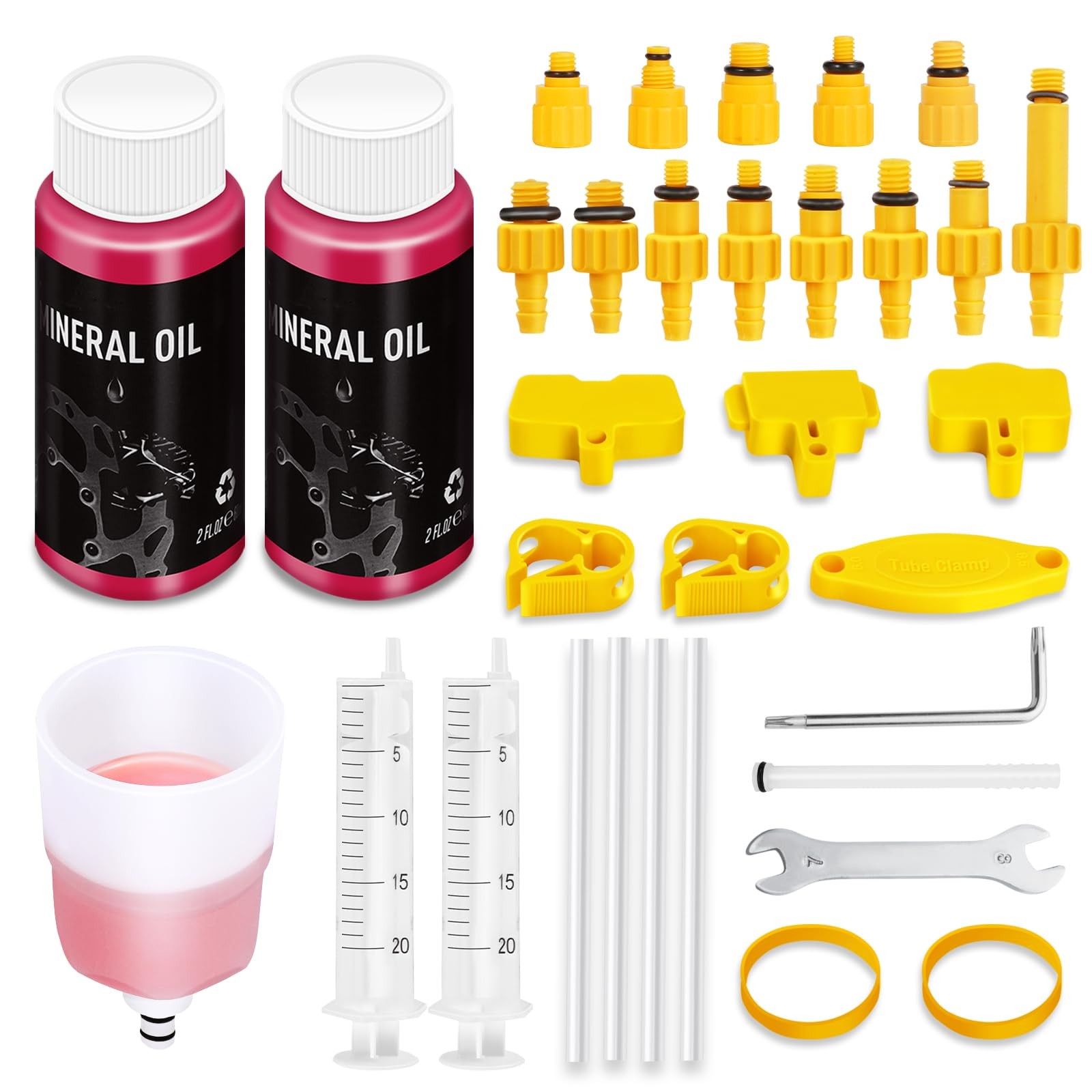 Kit purge frein hydraulique Shimano Magura Tektro contre levier mou