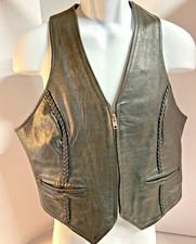 Universal Rider Biker Vest Womens Large, Black