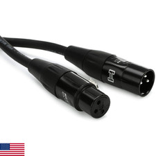 Hosa HMIC-015 Pro Microphone Cable, REAN XLR3F to XLR3M, 15 Feet