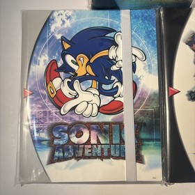 3 SEGA DREAMCAST TRADING CARD BINDERS LIMITED RUN GAME SONIC ADVENTURE SHENMUE +