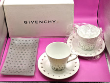 Ensemble d'assiettes soucoupe tasse porcelaine vintage Givenchy Japon neuf...