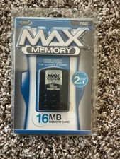 2006 Datel Max Memory Card 16MB for Sony Playstation 2 New Sealed