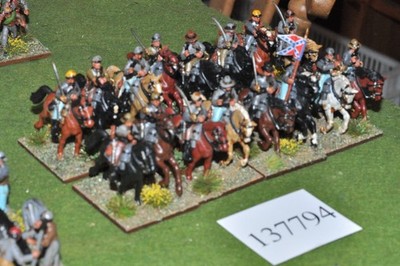 28mm ACW / Konföderierte - Kavallerie 16 Figuren - (137794)