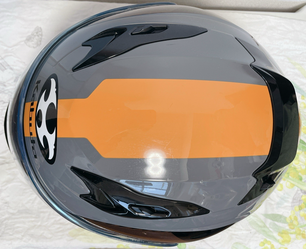 OGK KABUTO KAMUI−III OGK Kabuto Japan HQ Full Face Helmet KAMUI 3 JM Black Orange Size