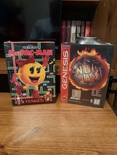 Sega Genesis Ms Pac-Man And NBA Jam TE Factory Sealed Games excellent !!!