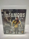 Infamous - Sony PlayStation 3 PS3 CIB number written on disc in black