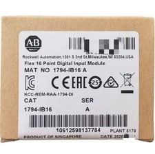 New Sealed AB 1794-IB16 SER A Flex I/O Input Module 1794-IB16