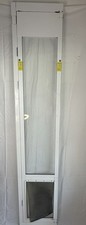 eillion Sliding Glass Door Pet Door 78 w/ Locks Dog Cat Insert Panel