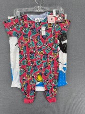 Vtg Disney Store Pajama Baby 18M One Piece Minnie Mouse w/ Gift Tag  Bag NWT