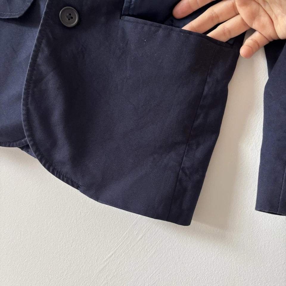 Blazer J Crew Crewcuts Thompson Azul Niño Talla 10 Preppy Iglesia Vacaciones Fiesta Foto 4 de 4