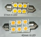 LED Bulbs, Festoon type,  37mm and 42mm   1.0 to 1.3watts - see menu
