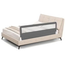 Bed Rails for Toddlers, 71'' Extra Long, Swing Down Bed Guard w/Safety Strap,...
