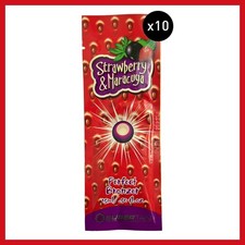 10 x 15 ml ERDBEERE MARACUYA Perfect Bronzer Sonnenbank Br&auml;unungsbeschleuniger Lotion