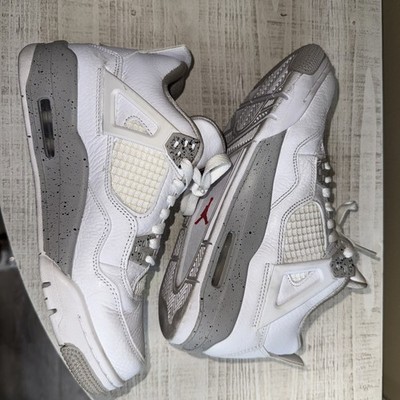 Size 7 - Air Jordan 4 Retro GS White Oreo 2021 Men's Shoes
