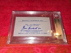 DR JIM BECKETT SIGNED BUSINESS CARD FOUNDER OF BECKETT SLABBED BY BECKETT