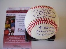 CECIL FIELDER NEW YORK YANKEES,TIGERS LAST ONE JSACOA SIGNED MLB BASEBALL