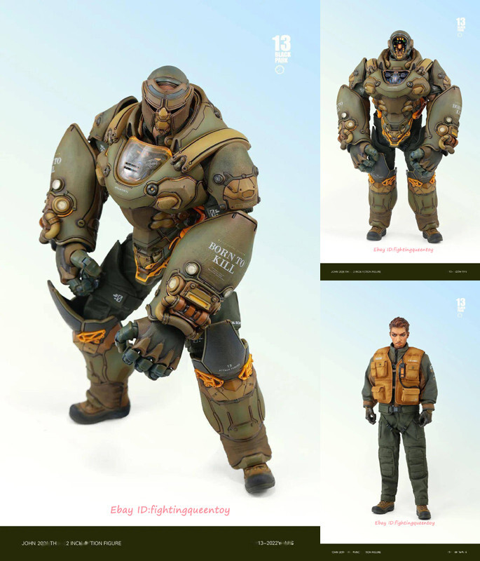 Black13park ブラック13パーク重装甲戦闘部隊ゴリラ1/6フィギュア BLACK 13 PARK B13 Gorilla Heavy Hammer Armored Assault Units