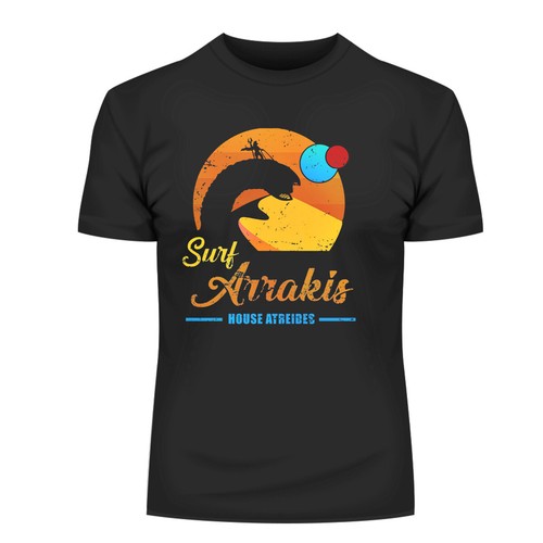 Surf Arrakis Movie T-shirt Unisex Dune David Lynch Spice Sting Sci-Fi Gift - Picture 26 of 26
