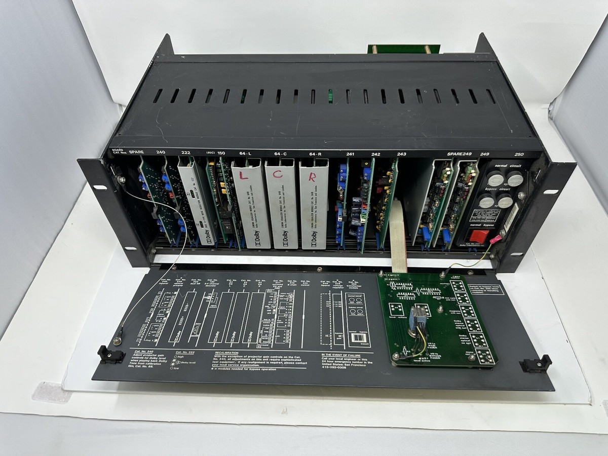 Dolby CP55 Cinema Sound Processor Rack-Mount Dolby Stereo Dolby CP55 Cinema Sound Processor Rack-Mount Dolby Stereo